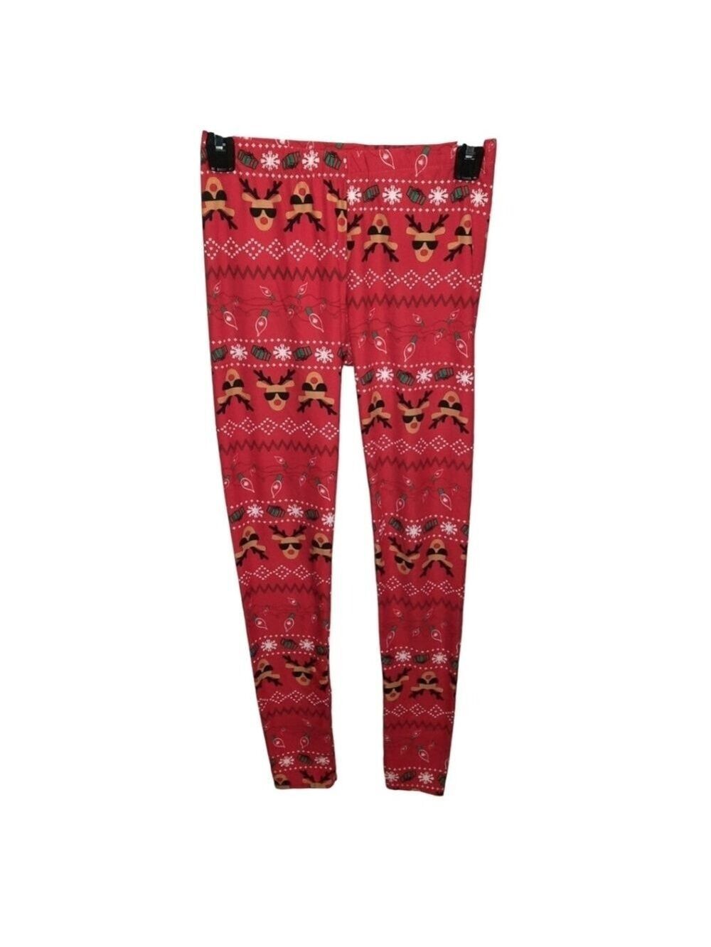 Just One Girl's Christmas Leggings Medium